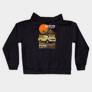 Vintage F150 Pickup Car Kids Hoodie